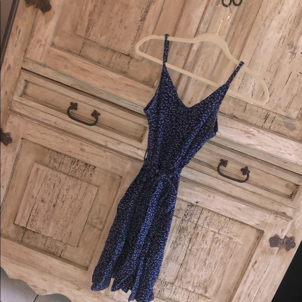 Spaghetti Strap Dress w/Pockets